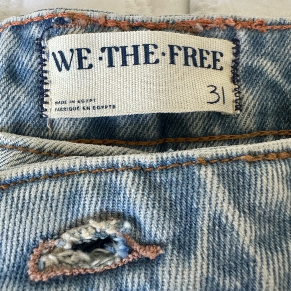 We The Free Wide Leg Jeans, Size 31 - Picture 3 of 5
